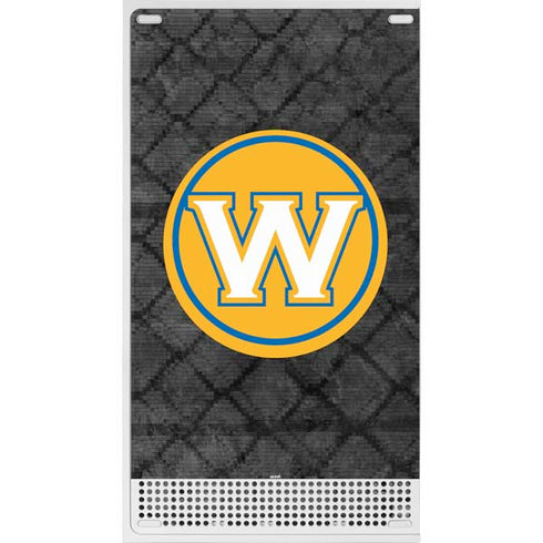 NBA Golden State Warriors Dark Rust Xbox Series S Console Skin